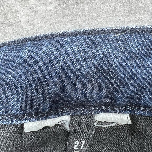 3x1 NYC Jeans Womens Size 27 Blue Kink Ankle Zip High Rise Ground Split Zipper - Picture 11 of 12